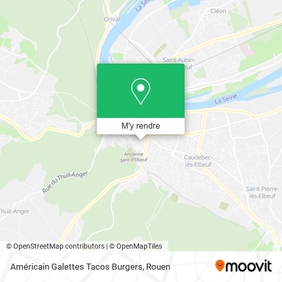 Américain Galettes Tacos Burgers plan