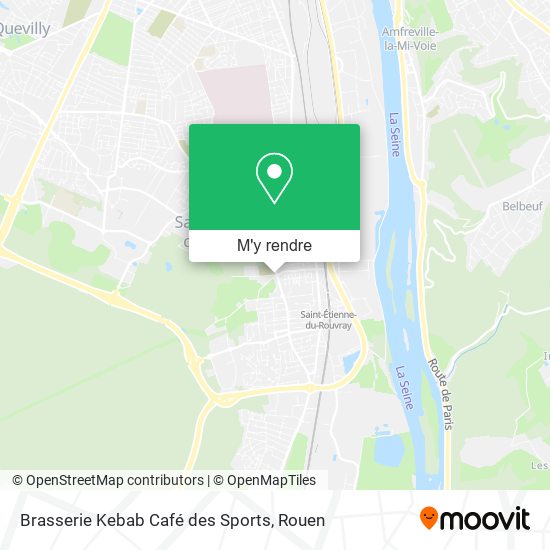 Brasserie Kebab Café des Sports plan