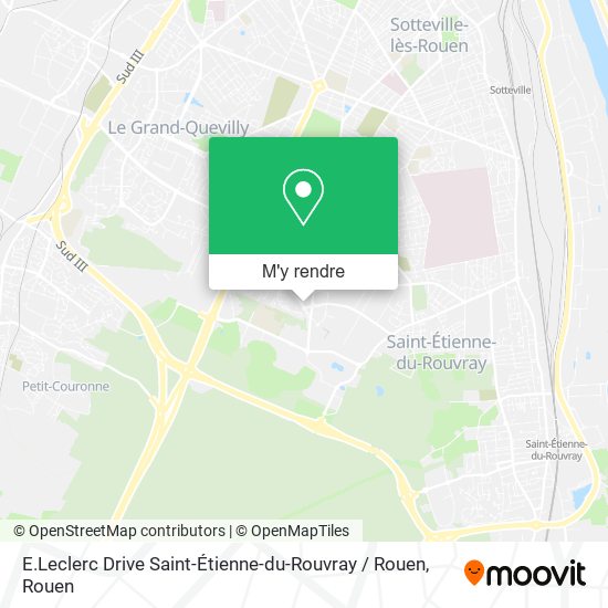 E.Leclerc Drive Saint-Étienne-du-Rouvray / Rouen plan