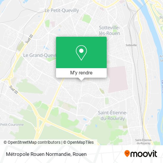 Métropole Rouen Normandie plan
