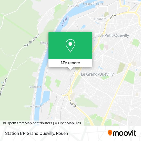Station BP Grand Quevilly plan