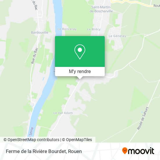 Ferme de la Rivière Bourdet plan