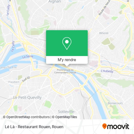 Lé Là - Restaurant Rouen plan