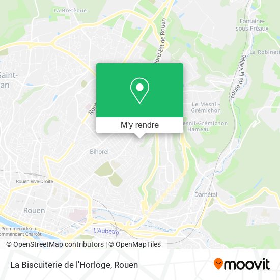 La Biscuiterie de l'Horloge plan