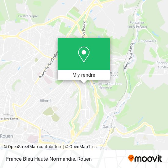 France Bleu Haute-Normandie plan