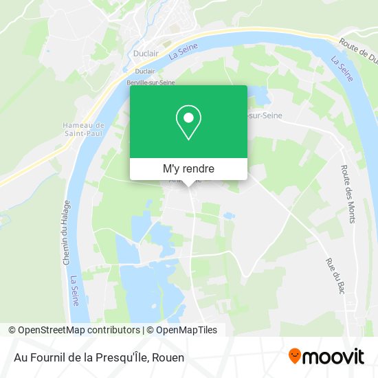 Au Fournil de la Presqu'Île plan