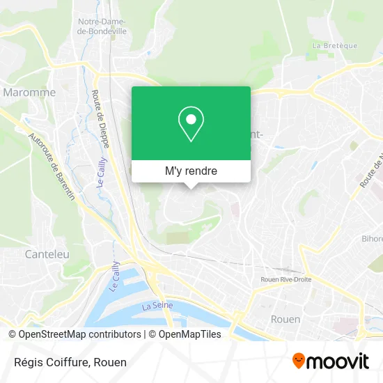 Régis Coiffure plan