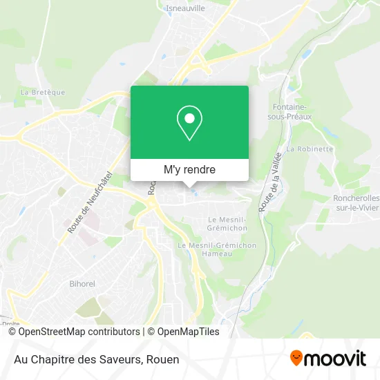 Au Chapitre des Saveurs plan