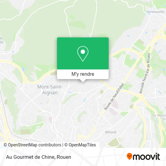 Au Gourmet de Chine plan