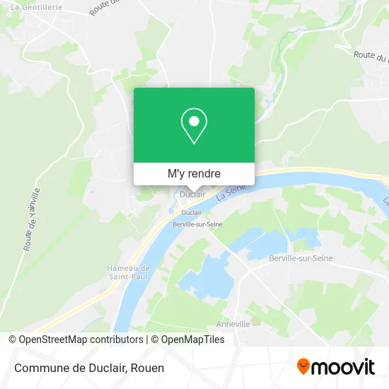 Commune de Duclair plan