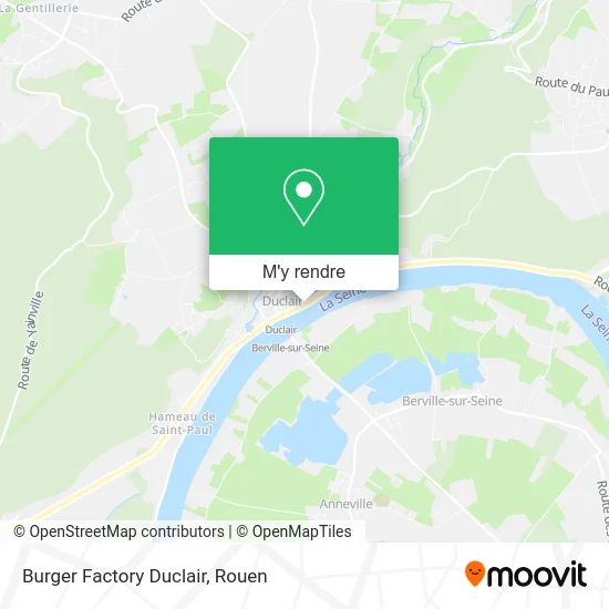 Burger Factory Duclair plan