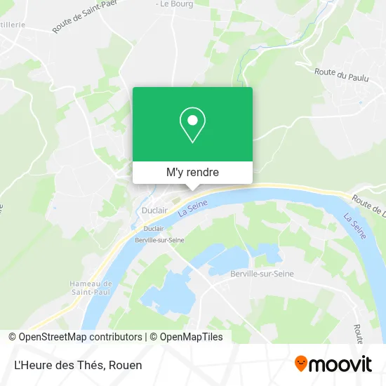 L'Heure des Thés plan