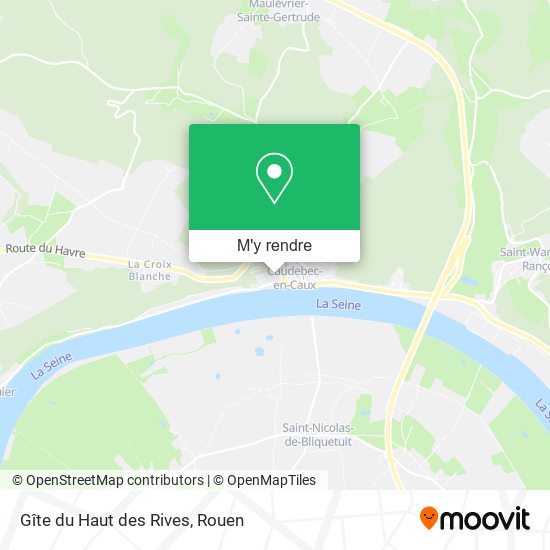 Gîte du Haut des Rives plan