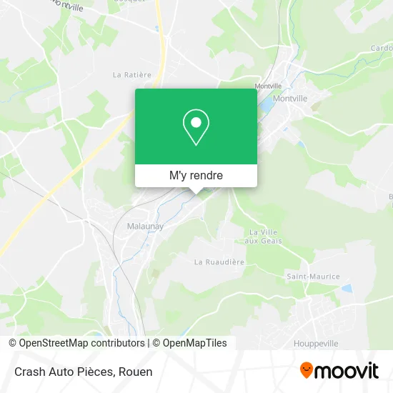 Crash Auto Pièces plan