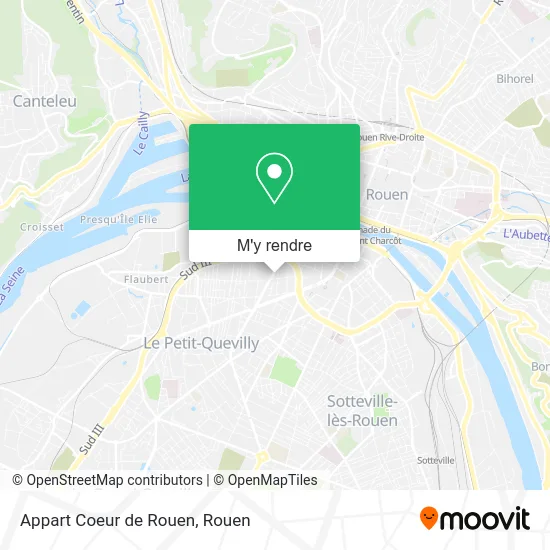 Appart Coeur de Rouen plan