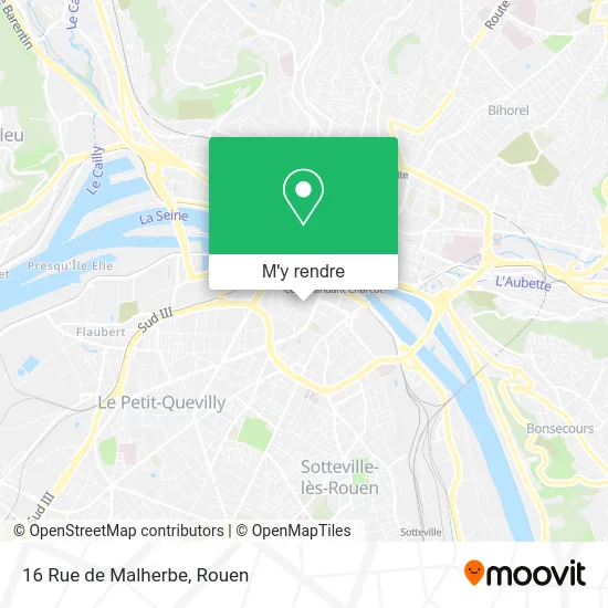 16 Rue de Malherbe plan