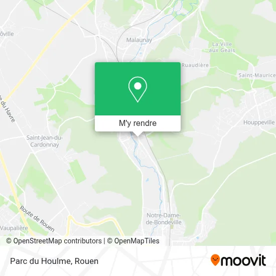 Parc du Houlme plan