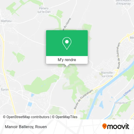 Manoir Balleroy plan