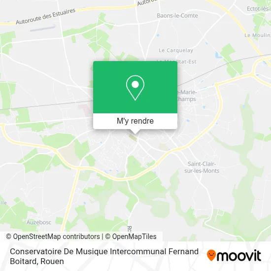 Conservatoire De Musique Intercommunal Fernand Boitard plan