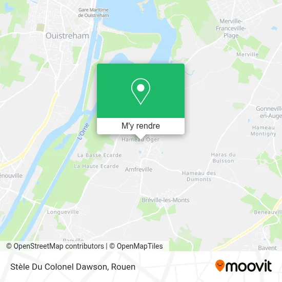 Stèle Du Colonel Dawson plan