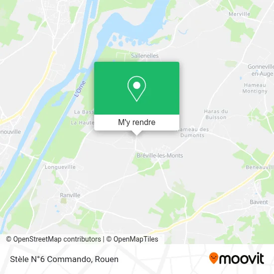 Stèle N°6 Commando plan