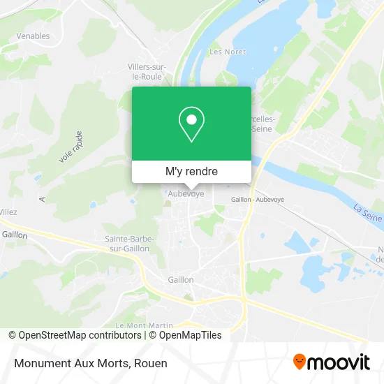 Monument Aux Morts plan