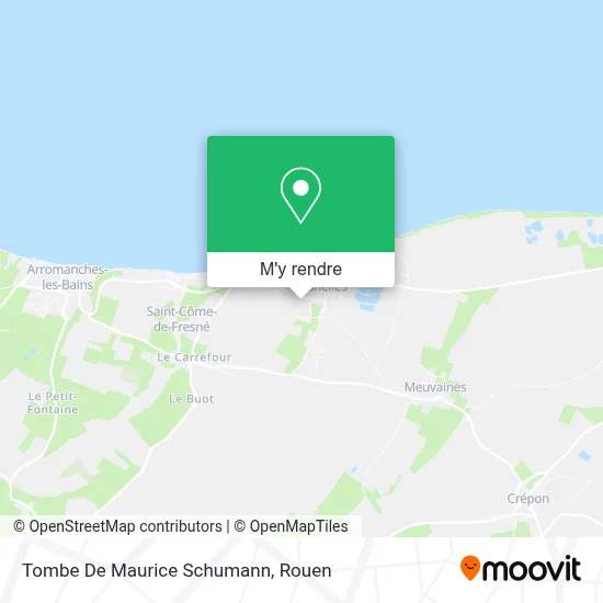 Tombe De Maurice Schumann plan