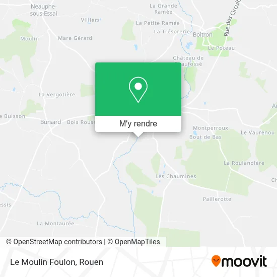 Le Moulin Foulon plan