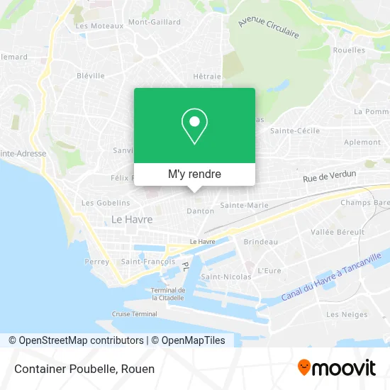 Container Poubelle plan