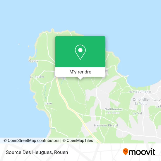 Source Des Heugues plan