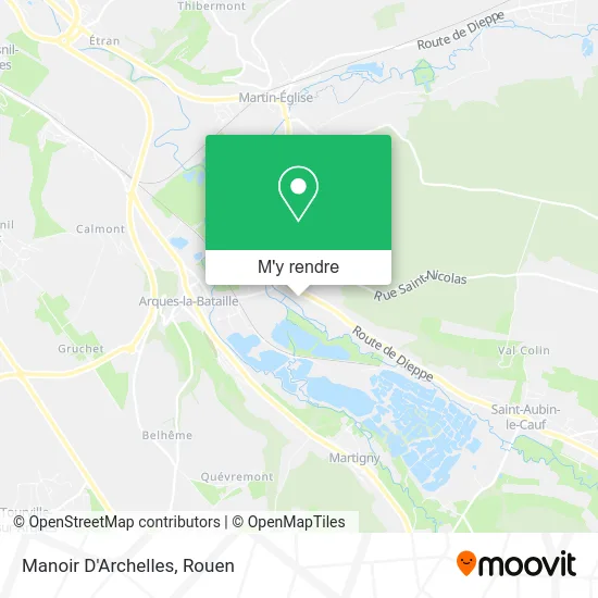 Manoir D'Archelles plan