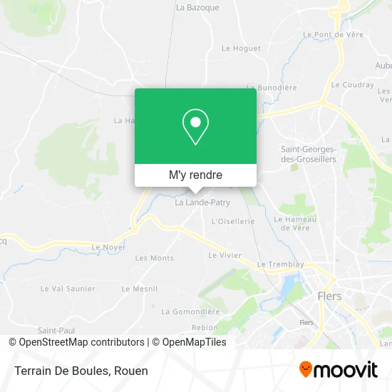 Terrain De Boules plan