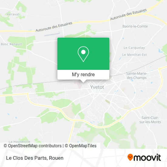 Le Clos Des Parts plan