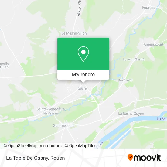 La Table De Gasny plan