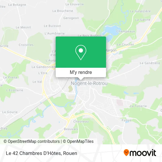 Le 42 Chambres D'Hôtes plan