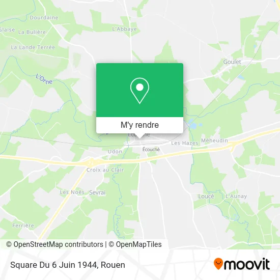 Square Du 6 Juin 1944 plan