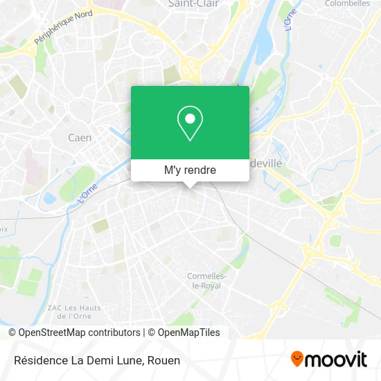 Résidence La Demi Lune plan