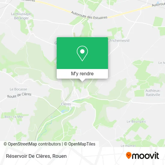 Réservoir De Clères plan