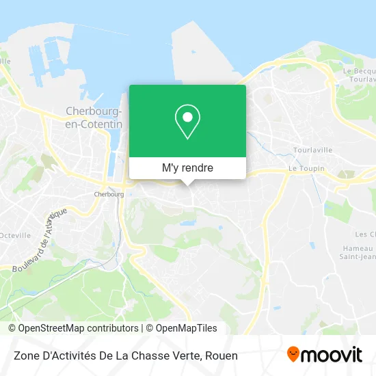 Zone D'Activités De La Chasse Verte plan