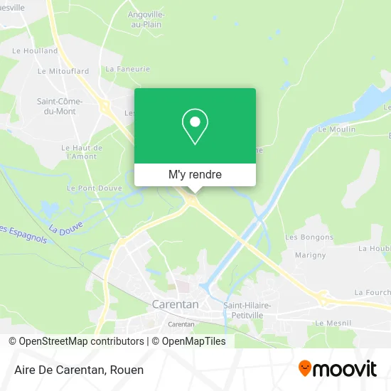 Aire De Carentan plan