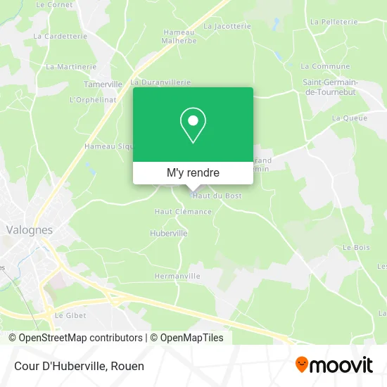 Cour D'Huberville plan