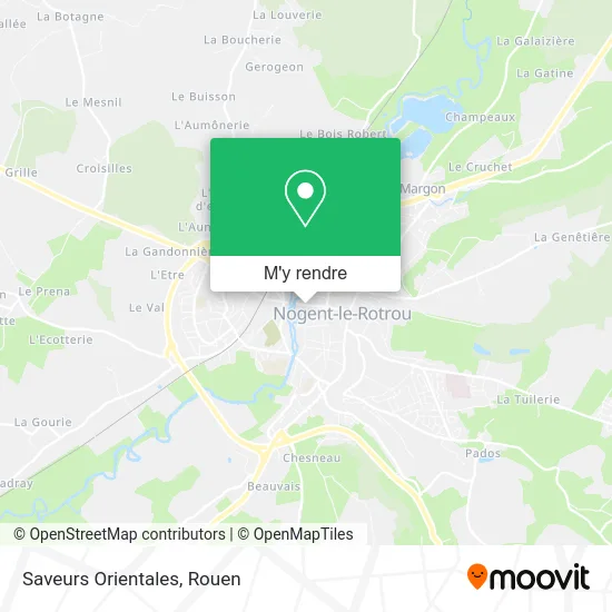 Saveurs Orientales plan