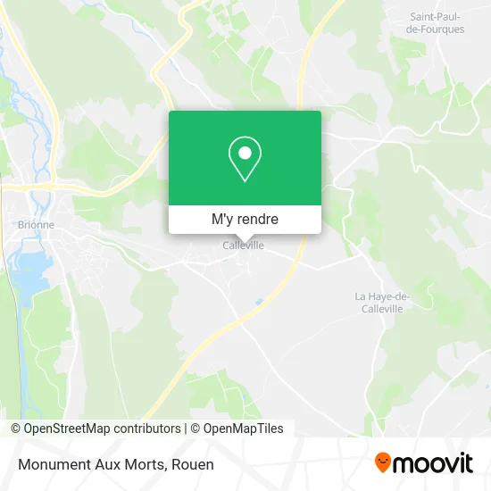 Monument Aux Morts plan