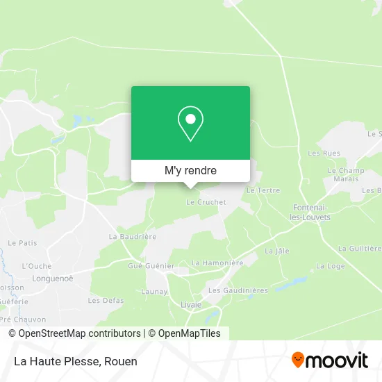 La Haute Plesse plan