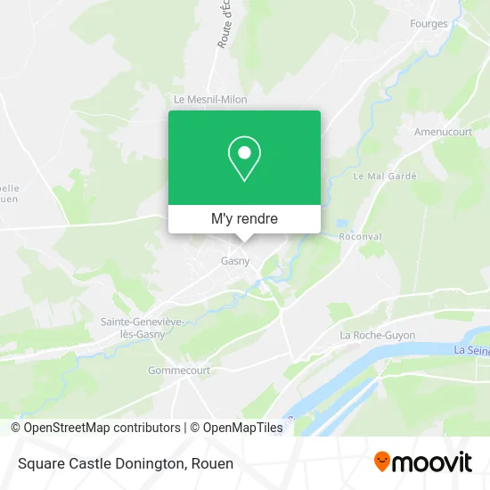 Square Castle Donington plan