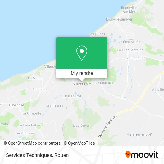 Services Techniques plan