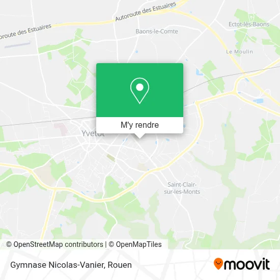 Gymnase Nicolas-Vanier plan