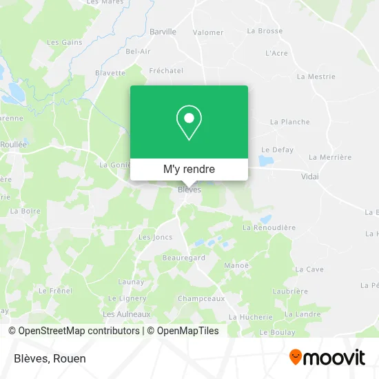 Blèves plan