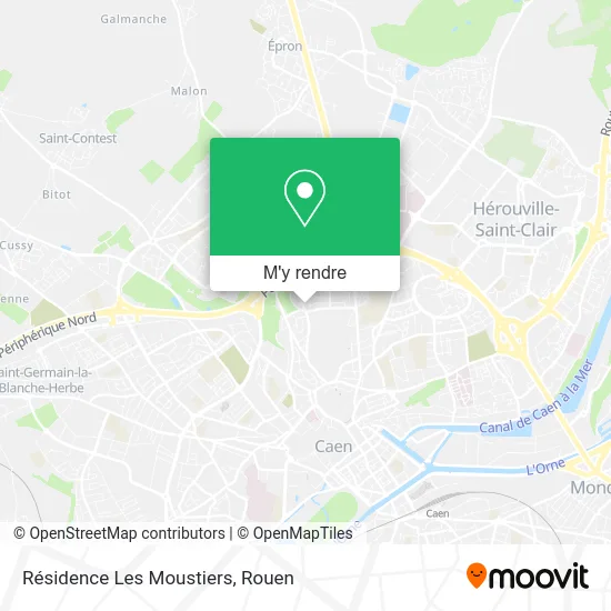 Résidence Les Moustiers plan