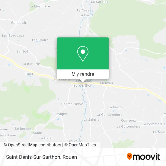 Saint-Denis-Sur-Sarthon plan